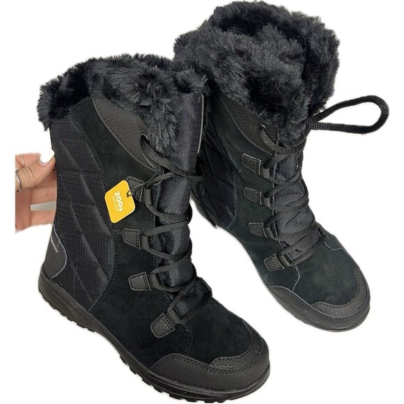 ❄️🔥 Columbia Women’s Ice Maiden II Snow Boots – Black 🔥❄️ - Picture 1 of 6